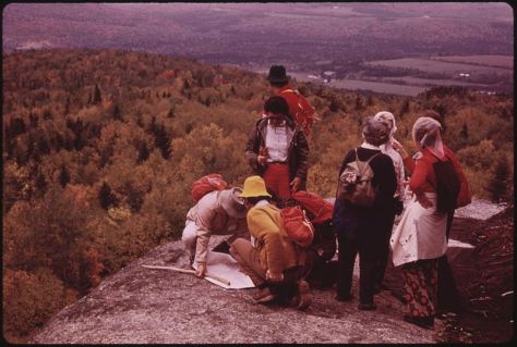 Adirondack Mountain Club hikers atop Mt. VanHoevenberg. Source: WikiCommons.