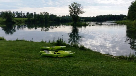 Calm waters of the lagoon make this a perfect location for first time kayakers, photo by Tina Spencer, State Parks