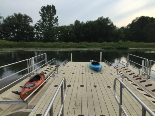 Dock Launcher at Beaver Island State Park, photo by Tina Spencer, State Parks