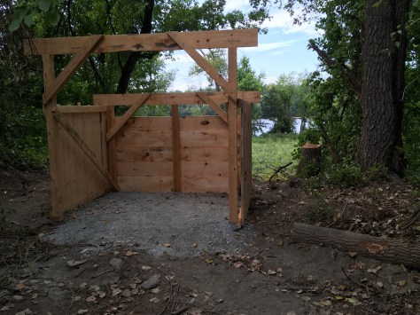 SISP River blind in progress